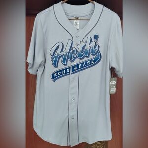 NWT Disney Parks 2025 Star Wars Hoth Echo Base Baseball Jersey Adult Medium M